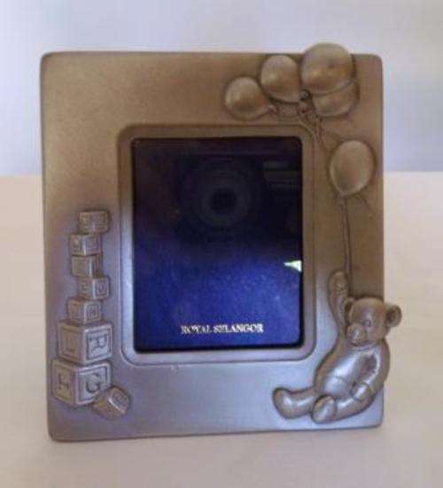 Royal Selangor Teddy Bear Pewter Frame for a Childs Photo
