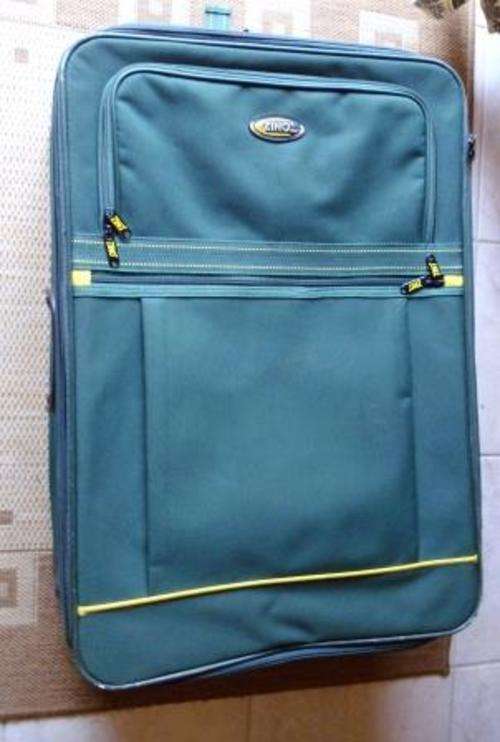 Reduced Green Zino Italy Two Wheel Suitcase
