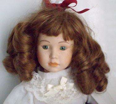 Barefoot porcelain doll 40 cms long