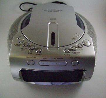 Rhapsody Alarm Clock CD Player and Radio