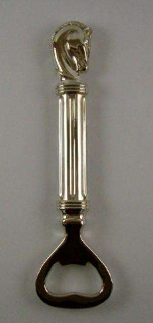 Chess Knight head Silver Plated Bottle Opener