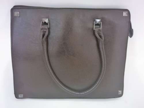 Brown structured Briefcase / Attache-style / Laptop bag / Shoulder bag