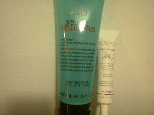 Innoxa Scrub & Innoxa Eye Cream
