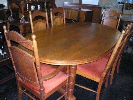Burmese Teak Dining Room Suite