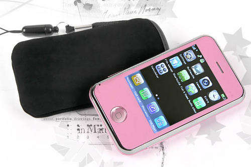 LOW LOW PRICE!! Mini KA08 Dual Sim Touch Screen Pink FREE SHIPPING and EXTRAS
