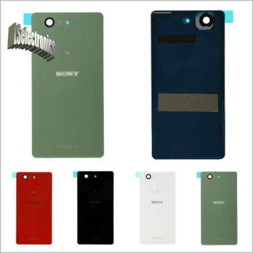 Tempered Glass Battery Back Cover Rear Housing for Sony Xperia Z3 mini compact D5803
