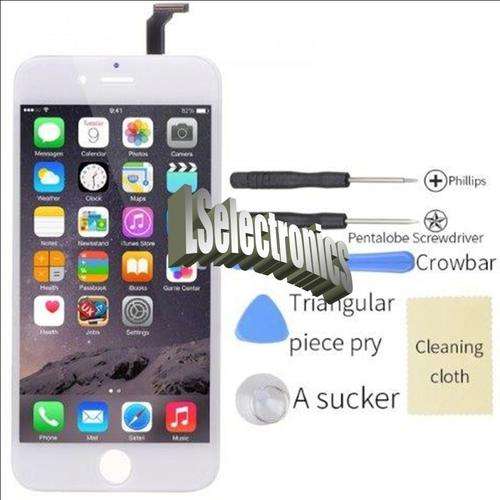 iPhone 6 4.7" LCD Screen Digitizer Assembly Replacement White + Tools