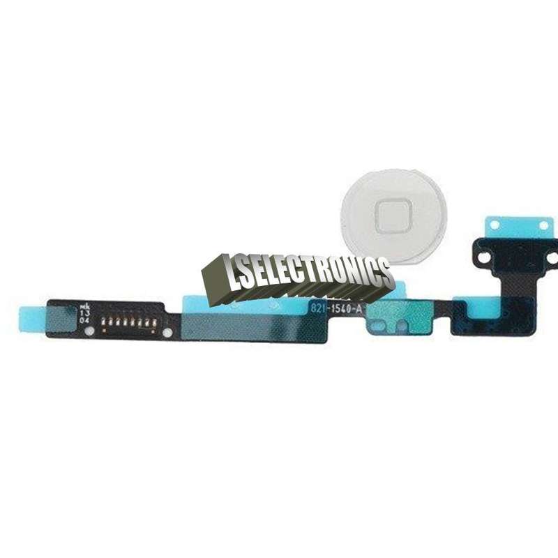 iPad Mini Home Button Flex Cable Ribbon White