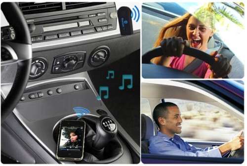 FANTASTIC PRICE!!  BLUETOOTH Portable 3.5mm Car Bluetooth Audio Music Receiver