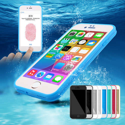 Waterproof Phone Cases For iPhone 7 6 6s Plus 5 5S SE Ultra Thin Shockproof Hybrid Rubber Case Cover