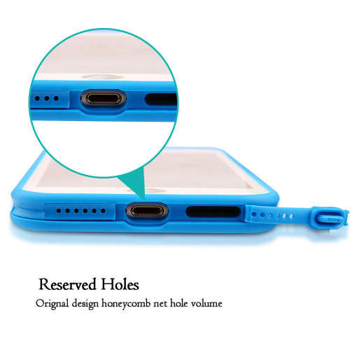Waterproof Phone Cases For iPhone 7 6 6s Plus 5 5S SE Ultra Thin Shockproof Hybrid Rubber Case Cover