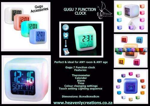 GUGU 7 FUNCTION CLOCK/THERMOMETER
