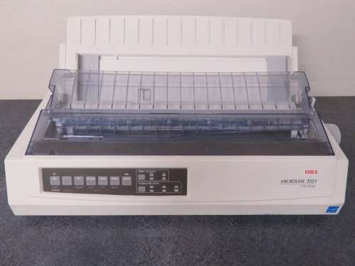 OKI Microline 3320 (9pin) Dotmarix printer. A3. Parallel and USB