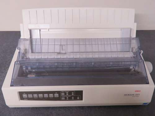 OKI Microline 3320 (9pin) Dotmarix printer. A3. Parallel and USB