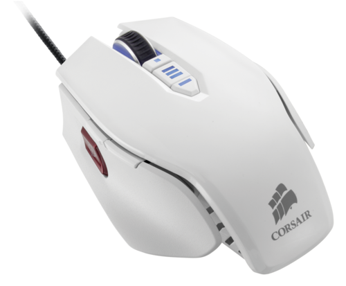 VengeanceÃÂ® M65 FPS Laser Gaming MouseÃ Arctic White (CH-9000023-AP)