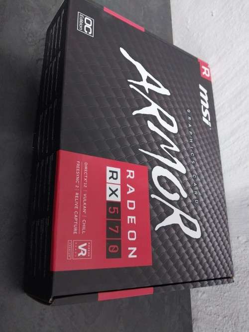 MSI Armor RX570 4GB GDDR5 OC Graphics Card