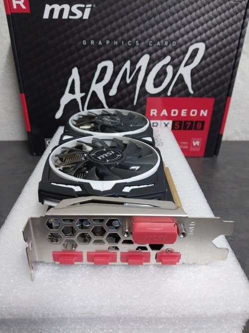 MSI Armor RX570 4GB GDDR5 OC Graphics Card