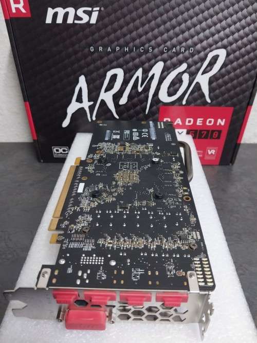 MSI Armor RX570 4GB GDDR5 OC Graphics Card