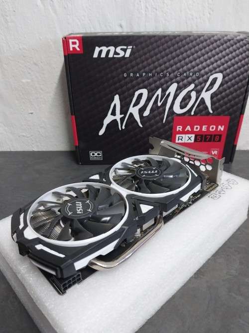 MSI Armor RX570 4GB GDDR5 OC Graphics Card