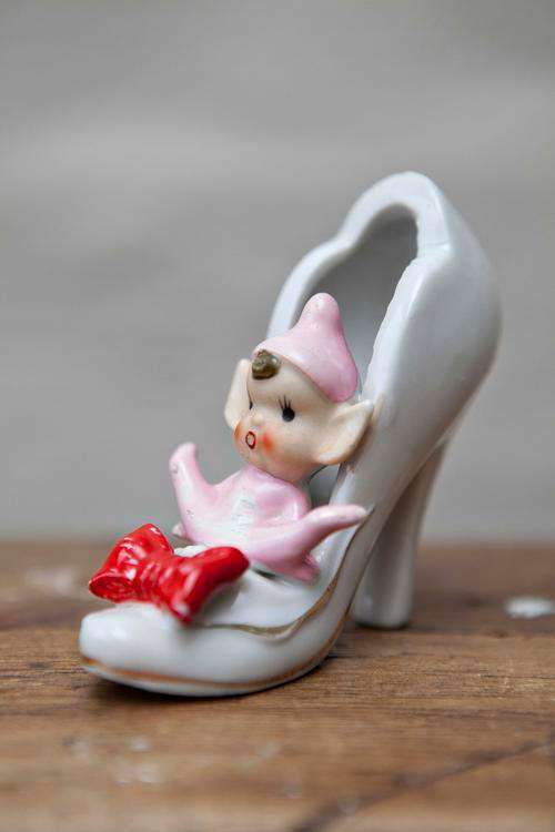 Pixie in Shoe Ornament