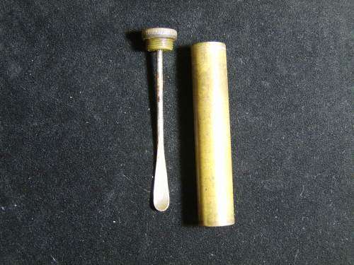 Vintage Brass Gun oil container
