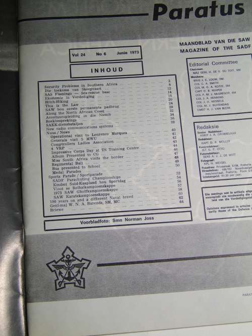Paratus Magazines 1973
