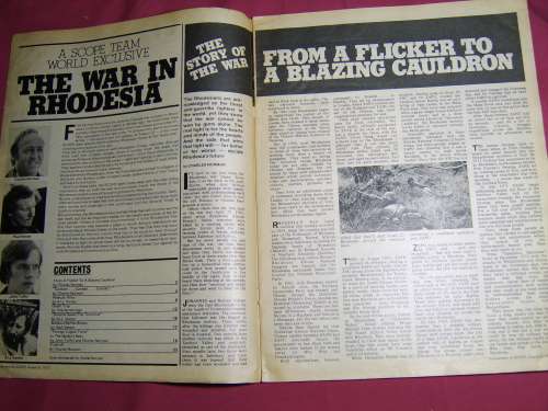Scope Magazine. The War in Rhodesia