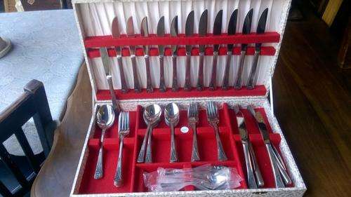 Noritake Rosetta 6 Place 60 Piece Cutlery Set ( As New )