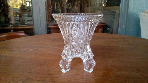 Stunning Vintage Polish Footed Candy Server