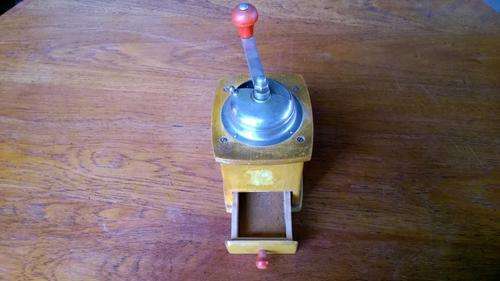 Antique Coffee Grinder Box