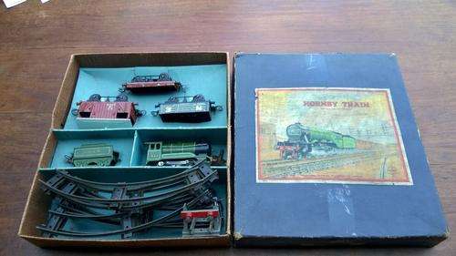 Vintage Boxed Hornby Gauge O Goods Train Set No 601