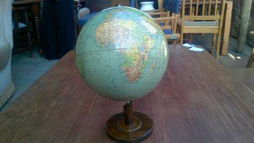 Antique Smaller Globe:Columbus Erdglobus 1920's