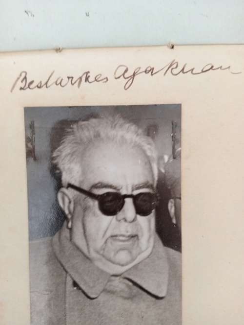 His Highness ,the Aga Khan,Sultan Sir Mohammed Shah, original autograph