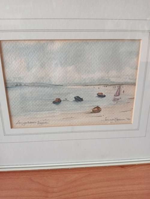 Janet Spaun,1990, Langebaan lagoon 2,