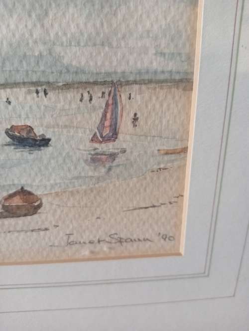 Janet Spaun,1990, Langebaan lagoon 2,