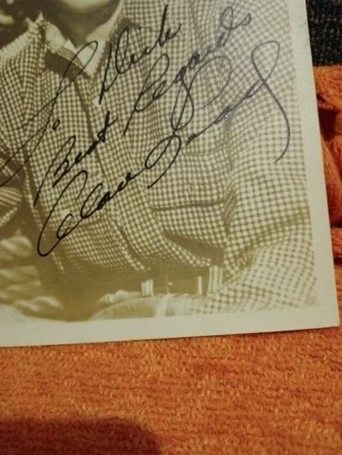 Alan Ladd,famous American actor from `Shane`, original autograph on photo