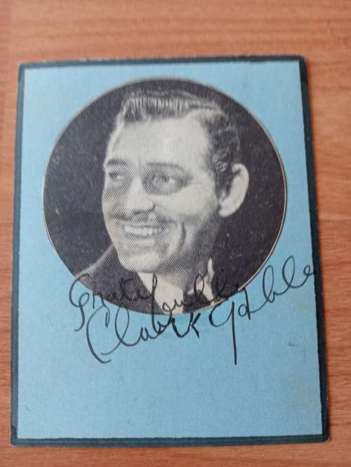Clarke Gable, the 1 and only of Gone with the Wind, original autograph