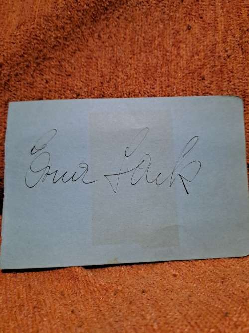 Erna Sack,German Soprano,original autograph