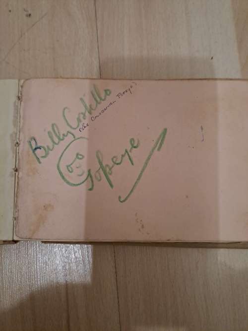 Billy Costello,original Popeye,original autograph