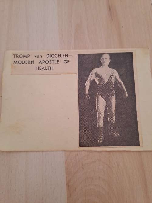 Tromp van Diggelen,legendariese SA kragman,oorspronklike handtekening