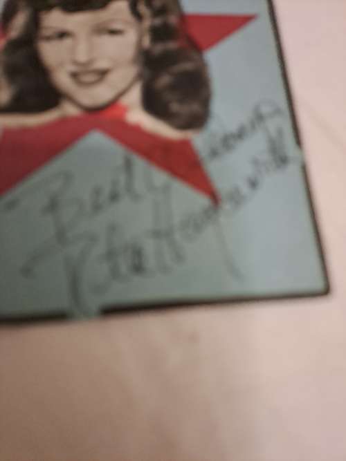 Rita Hayworth,original autograph