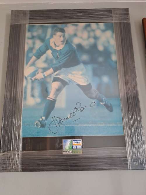 Hennie Le Roux, 95 World Cup Winner ,signed