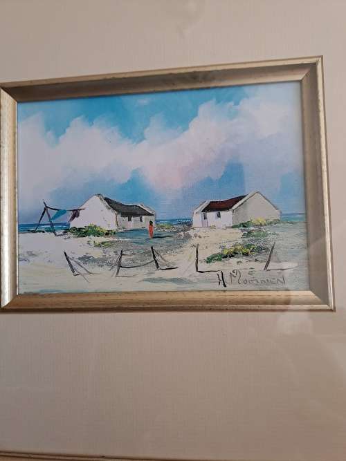 Stunning H Mommen,oil on board,framed.