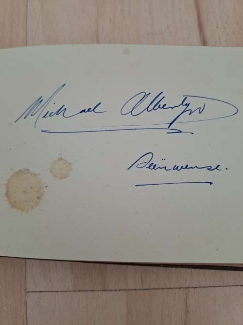 Michael Albertyn ,SA skilder,oorspronklike handtekening