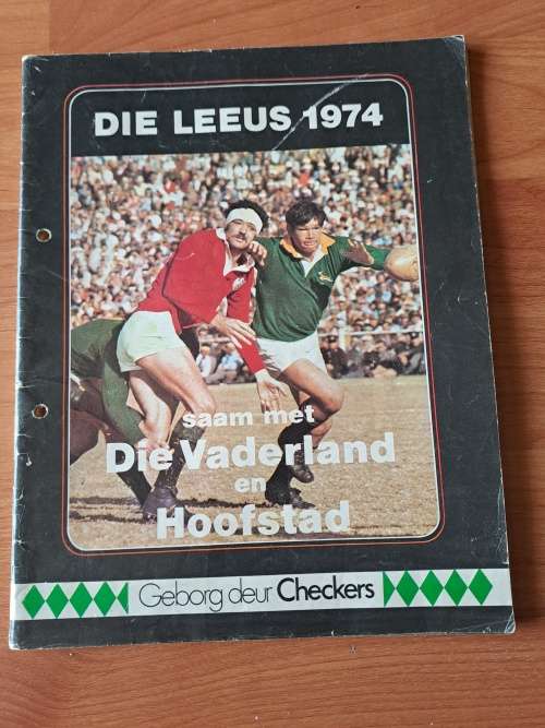 British Lions 1974,48 pages in Afrikaans,every game,every  test