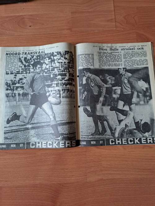 British Lions 1974,48 pages in Afrikaans,every game,every  test