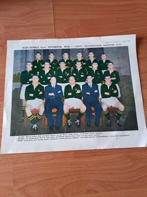 Springboks vs France 1958,1st Test