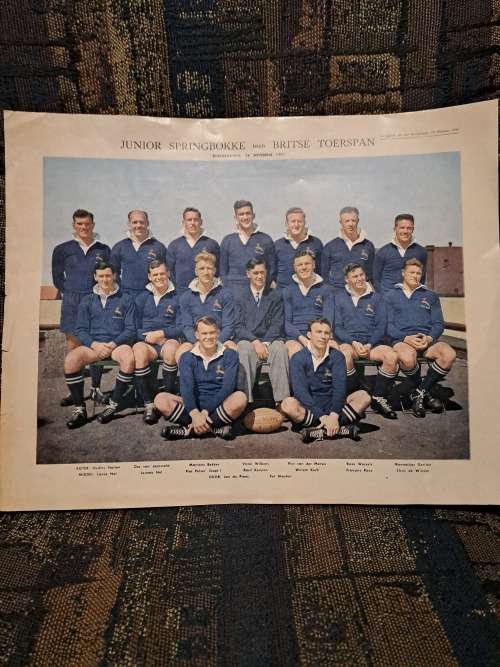 Junior Springboks  vs British Isles 1955