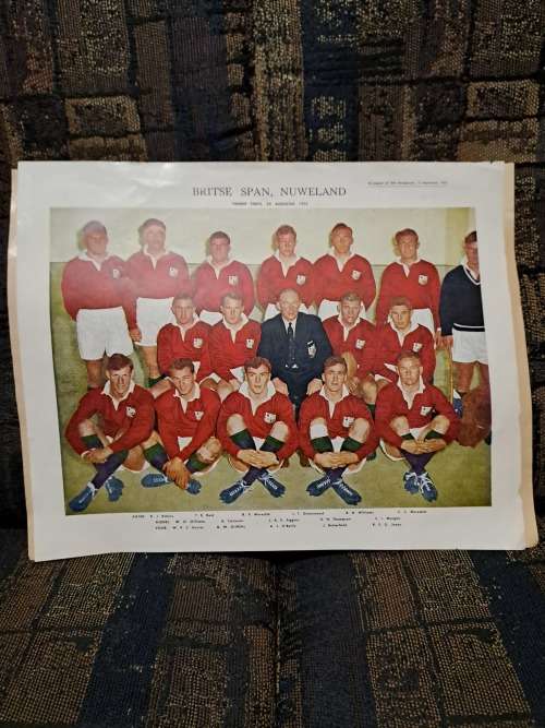 British touring side to SA ,1955,plus team photo of 2nd Test team