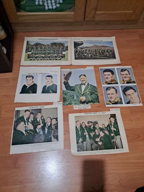 Springbok toerspan 1956 na New Zeeland en Australie,plus 5 bykomende fotos